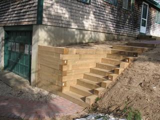 Timer Stairs and Retaining Wall