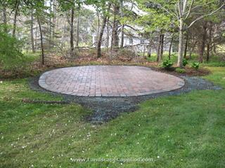 Paver patio construction in Orleans