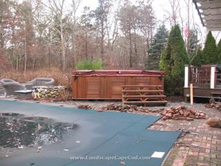 Hot Tub replacement and  installation of the Ocean Tub
