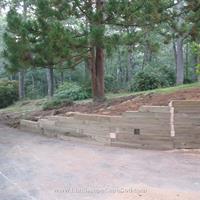 Click to view album: Landscape Timber Retaining Wall