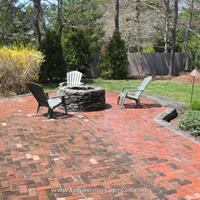 Click to view album: Red Brick Patio with a Fire Pit