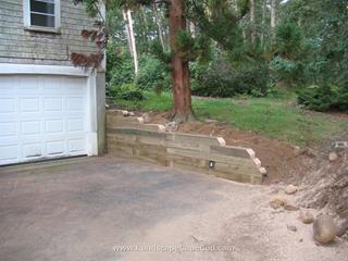 Retaining walls are used to terrace slopes and enlarge usable areas for outdoor recreation, patios, and driveways, and creating more usable space.