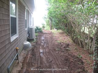 Paver Sidewalk Excavation