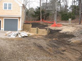 Chatham Retaining Wall, Drainage System and Propane Gas Tank Pit